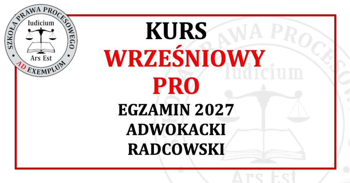 Kurs Wrześniowy PRO Egzamin 2027 - oferta szkoleniowa